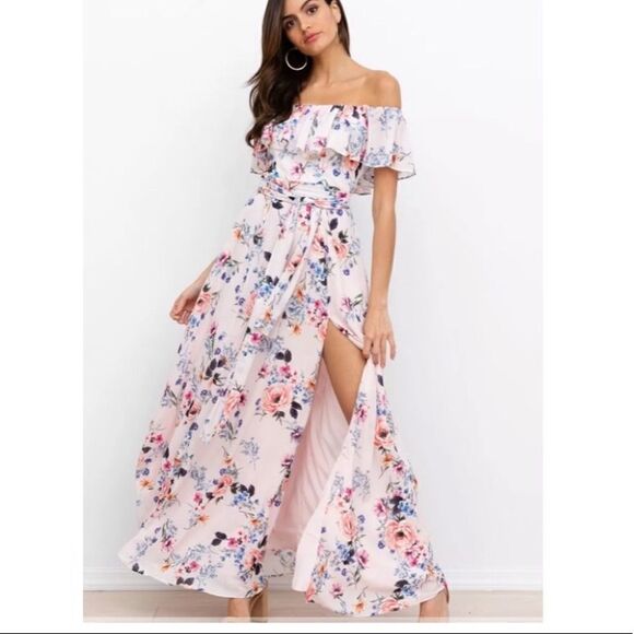 Yumi Kim
Carmen Floral Ruffled Off-the-Shoulder  - Picture 1 of 8